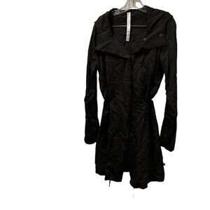 lululemon athletica black 3/4 hoodie lightweight Apres Workout jacket 8